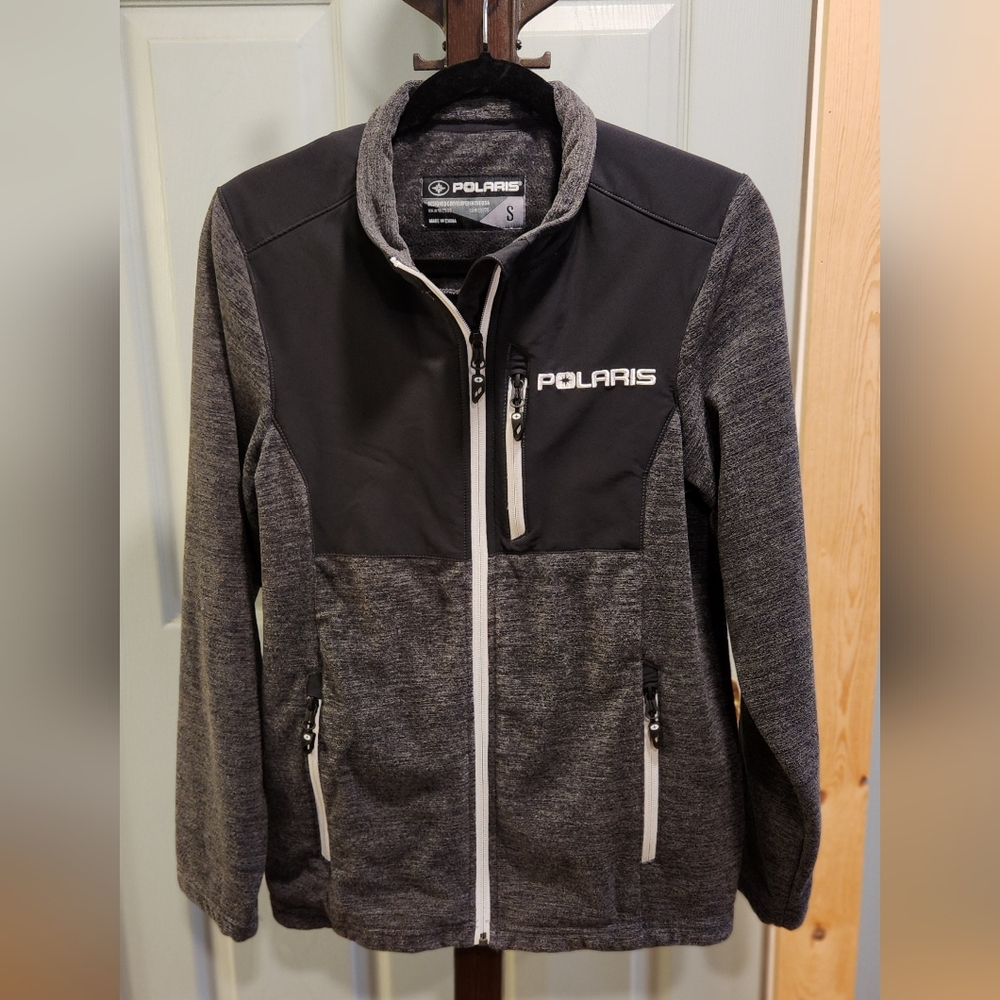Polaris Women's Black and Gray Sweatshirt